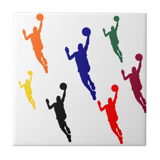 BASKETBALL TEGELTJE (Voorkant)