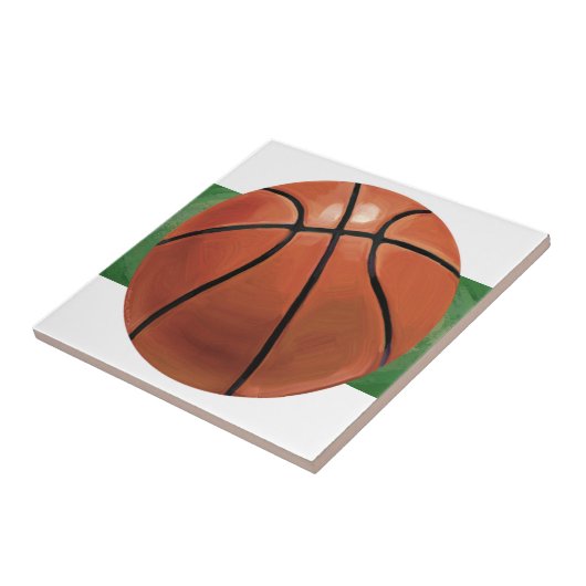 Basketball Tegeltje (Zijkant)