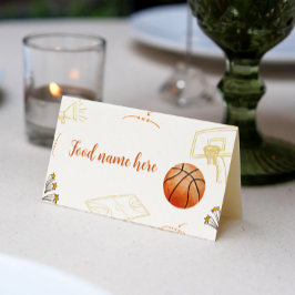Basketball Tent Place Card Birthday Baby shower Plaatskaartje