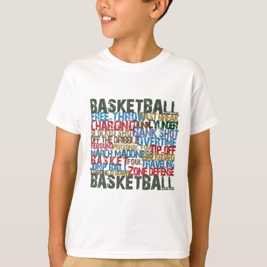 BASKETBALL TERMS-cadeaus T-shirt (Voorkant)
