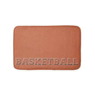 Basketball Text and Texture Badmat