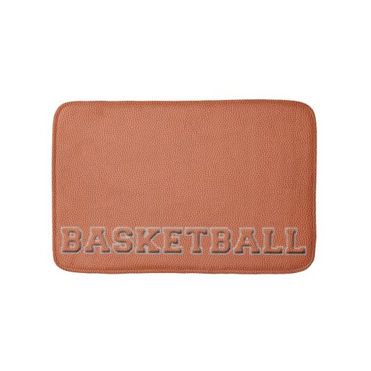 Basketball Text and Texture Badmat (Voorkant)