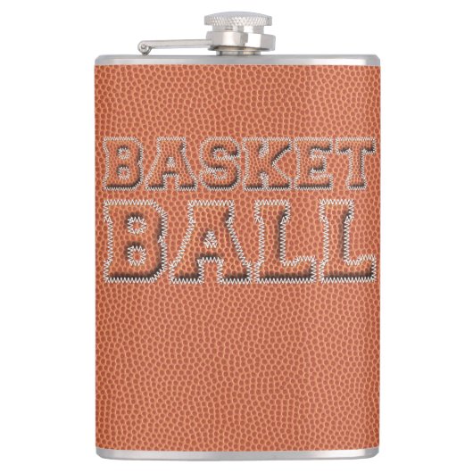 Basketball Text and Texture Heupfles (Voorkant)