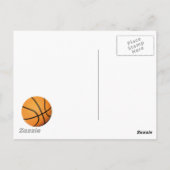 Basketball Text - Briefkaart (Achterkant)