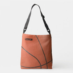 Basketball Texture Personalized Crossbody Tas