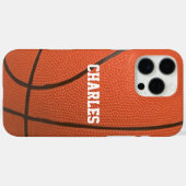 Basketball Texture Personalized Hoesje (Achterkant (horizontaal))