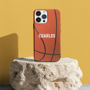 Basketball Texture Personalized Hoesje iPhone 16 Pro Max Hoesje