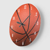 Basketball Texture | Tijd voor de sport Grote Klok (Hoek)