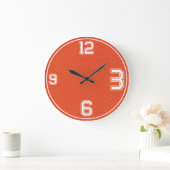 Basketball Textured Sports Clock Grote Klok (Huis)