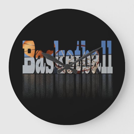 Basketball The Best Game, Wall Clock Grote Klok (Voorkant)