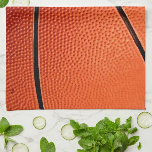 Basketball Theedoek (Gevouwen)