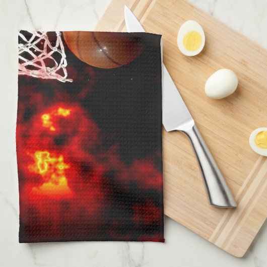 Basketball Theedoek (Quarter Fold)