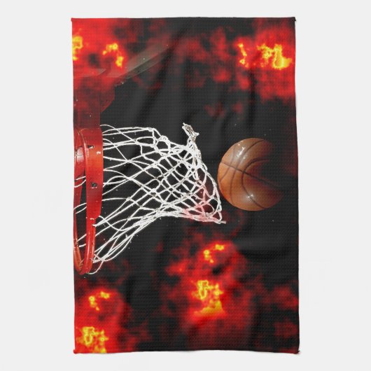 Basketball Theedoek (Verticaal)