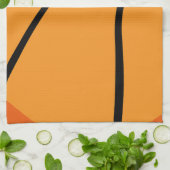 Basketball Theedoek (Gevouwen)