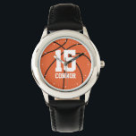 Basketball Thema Number Horloge<br><div class="desc">Sport is het ideale ontwerp voor jongens en meisjes van alle leeftijden.</div>