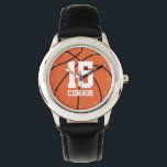 Basketball Thema Number Horloge<br><div class="desc">Sport is het ideale ontwerp voor jongens en meisjes van alle leeftijden.</div>