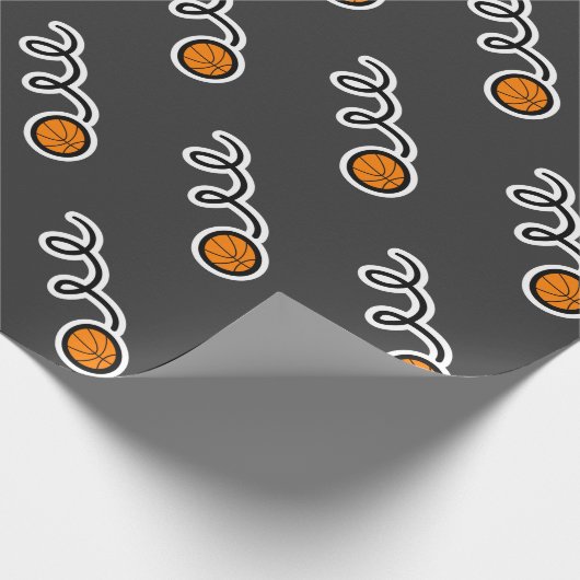 Basketball-thema pakpapier (Hoek)