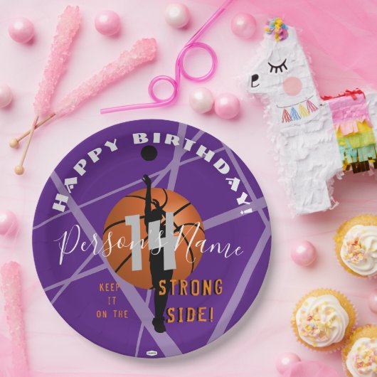 Basketball Theme Birthday Paper Bord HAMbyWG (Feest)