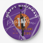 Basketball Theme Birthday Paper Bord HAMbyWG (Voorkant)