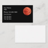 Basketball Theme Contact Visitekaartje (Voorkant / Achterkant)