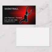 Basketball Theme Cool Visitekaartjes (Voorkant / Achterkant)