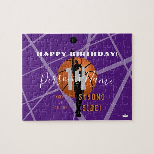 Basketball Theme Gift Puzzle HAMbyWG Legpuzzel (Horizontaal)