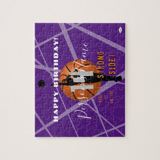 Basketball Theme Gift Puzzle HAMbyWG Legpuzzel (Verticaal)