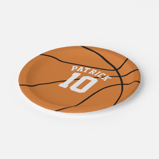 Basketball Theme Party Papieren Bordje (Gekanteld)