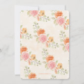 Basketball Thleding Wedding Couples Shower Kaart (Achterkant)