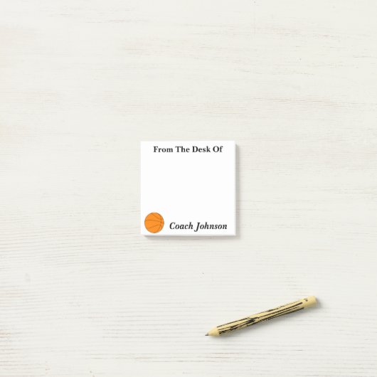 Basketball ThMED Post-it Notes (Op bureau)