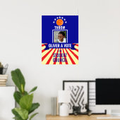 basketball Throw Vote Sports-Themed Voting Poster  (Thuiskantoor)
