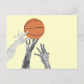 Basketball Tip off T-shirts en cadeautjes Briefkaart (Voorkant)