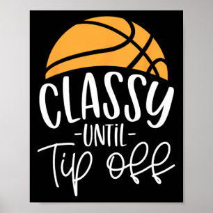 Basketball-touringcar tot aan het uiteinde poster