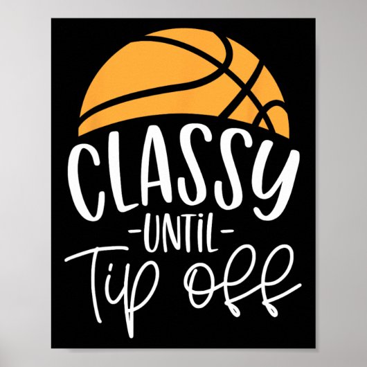 Basketball-touringcar tot aan het uiteinde poster (Voorkant)