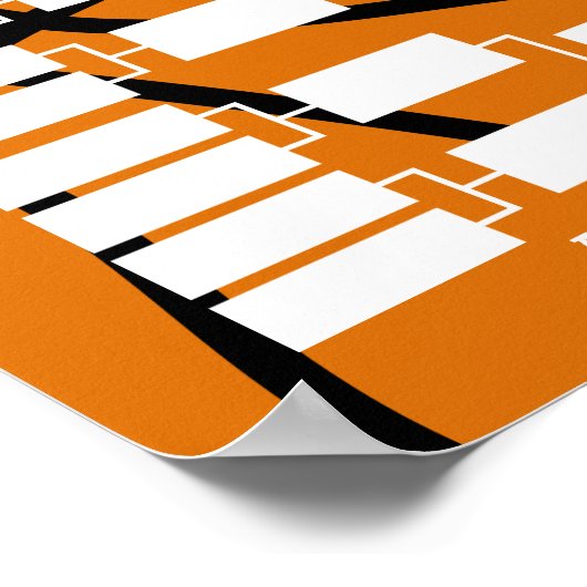 Basketball Tournament Bracket Poster (Hoek)