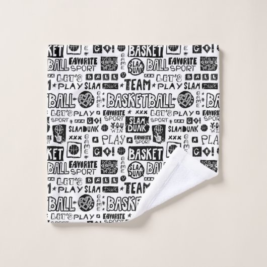 Basketball Towel Set Bad Handdoek (Wasdoekje)