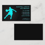 Basketball-training aangepast visitekaartje (Voorkant / Achterkant)