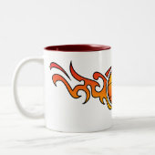 Basketball Tribal Flames Oranje Mok (Links)