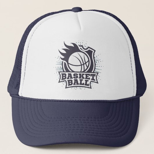 Basketball Trucker Hat Pet (Voorkant)