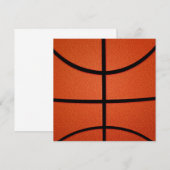 Basketball Uitnodiging (Voorkant / Achterkant)