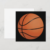 Basketball Uitnodiging (Voorkant / Achterkant)