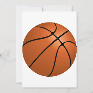 Basketball-uitnodigingen Kaart