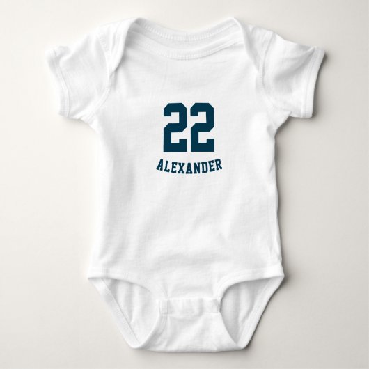 Basketball Uniform Baby Sport Romper (Voorkant)