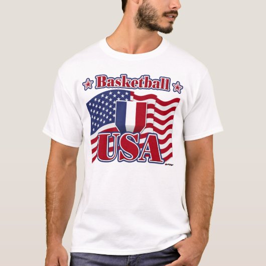 Basketball USA T-shirt (Voorkant)