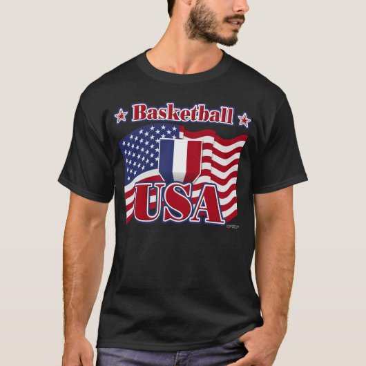 Basketball USA T-shirt (Voorkant)