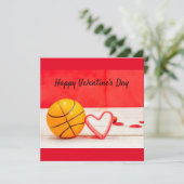 Basketball Valentijnsdag Basketball met liefde (Staand voorkant)