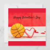 Basketball Valentijnsdag Basketball met liefde (Voorkant)