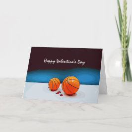 Basketball Valentijnsdag Basketball met liefde Kaart