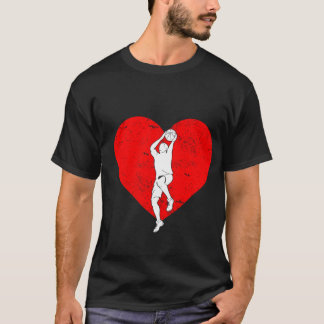Basketball Valentine Day Giften for Basketball Lov T-shirt