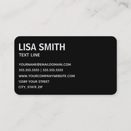 Basketball Visitekaartje (Achterkant)